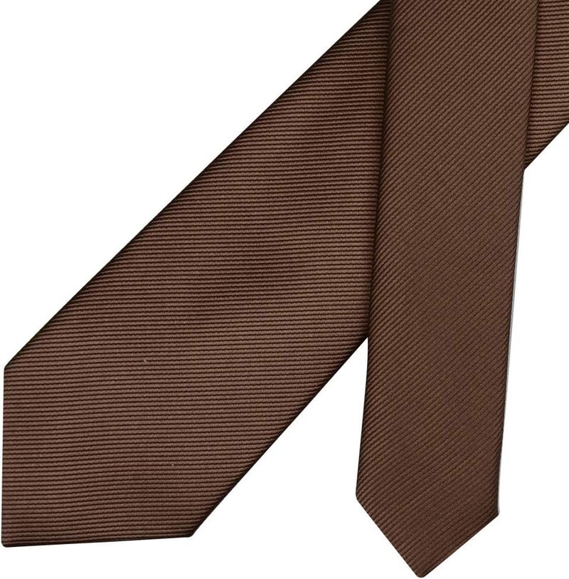 GUSLESON 2.4" (6cm) Solid Color Slim Tie Skinny Necktie for Men - Image 5